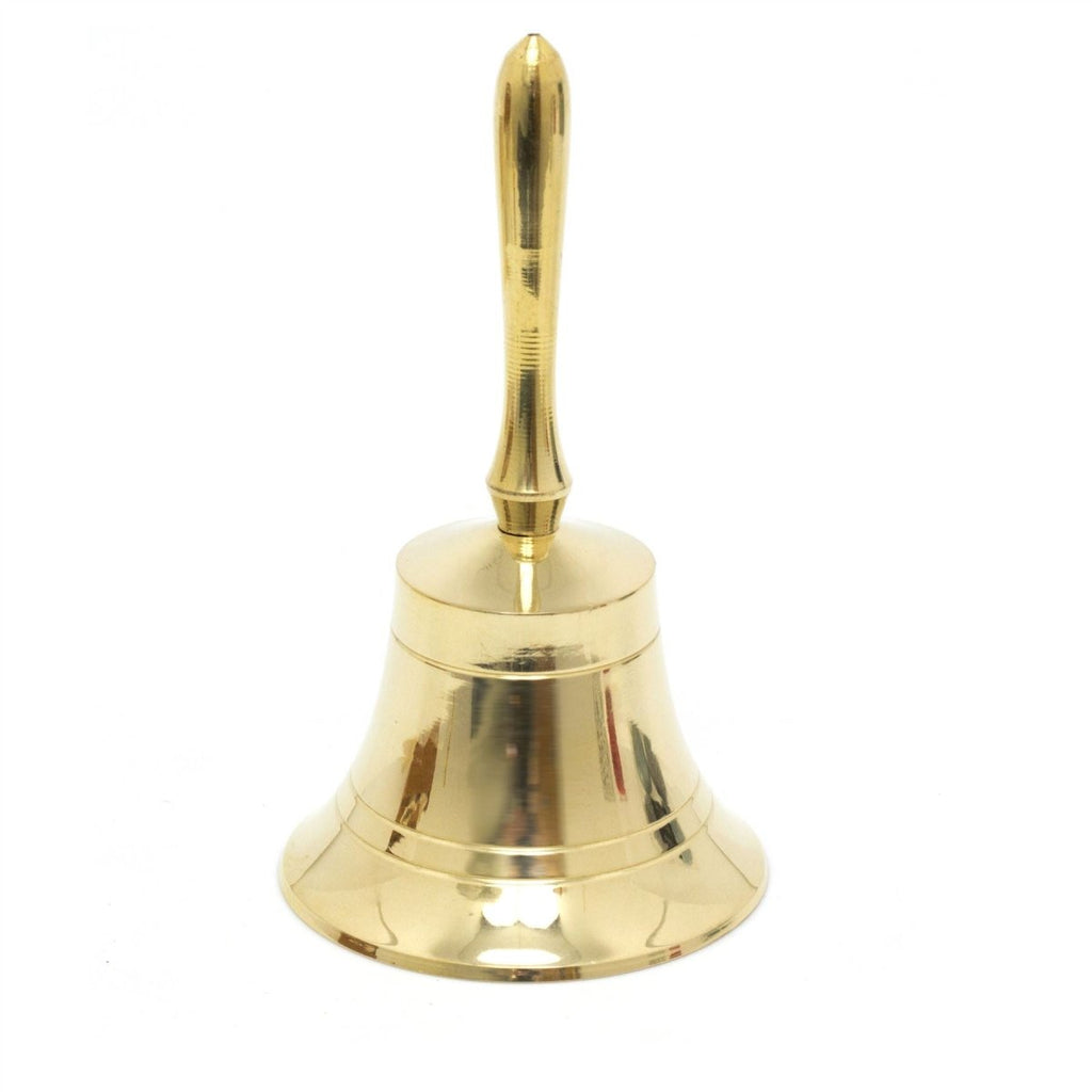 Hand Held Brass Colour Mini Bell