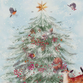 Woodland Tree Christmas Advent Calendar | Picture Advent Calendar - 41x31.5cm