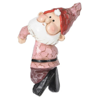 Garden Gnome Plant Pot Hugger | Outdoor Gnome Statue Pot Huggers For Planters