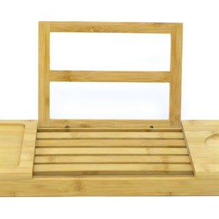 Extending Bamboo Bath Tray | Adjustable Bath Shelf Bath Bridge Caddy - 90cm