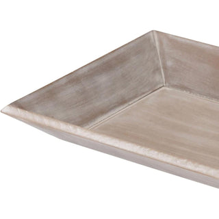 Grey Wash Wooden Tray | Rustic Display for Candles, Jewellery & Decor - 40x20cm