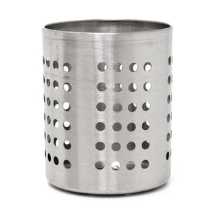 Stainless Steel Kitchen Cutlery Holder Pot | Utensil Caddy & Organiser - 13cm