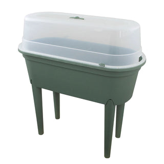 Mini Greenhouse Raised Planter With Cover | Standing Grow Table - 84x77x37cm