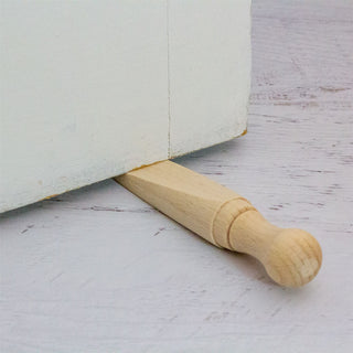 Beechwood Doorstop Wedge | Traditional Wooden Door Wedge Door Stopper Wedge