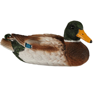 Polyresin Mallard Duck Ornament | Garden Duck Statue Bird Sculpture - Duck Gifts