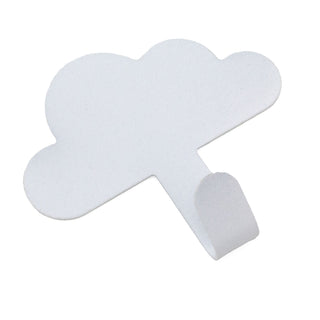 White Cloud Wall Hook Self-Adhesive Mini Hooks for Children's Bedroom - 7cm