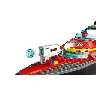 Lego 60373 Fire Rescue Boat | Lego City Fire Service Set with 3 Minifigures