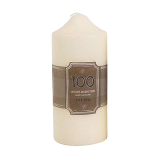 100 Hours Burn Time Overdipped Church Pillar Candle