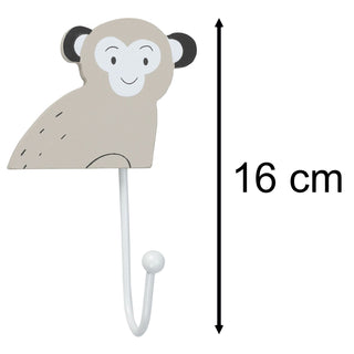 Kids Safari Animal Coat Hook | Childrens Jungle Themed Bedroom Wall Hook