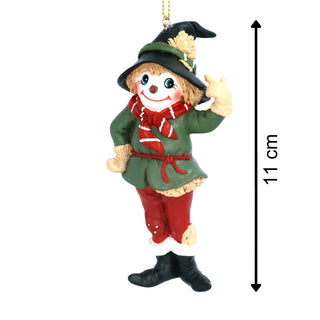 Scarecrow Christmas Tree Bauble | Wizard of Oz Christmas Tree Ornament - 12cm