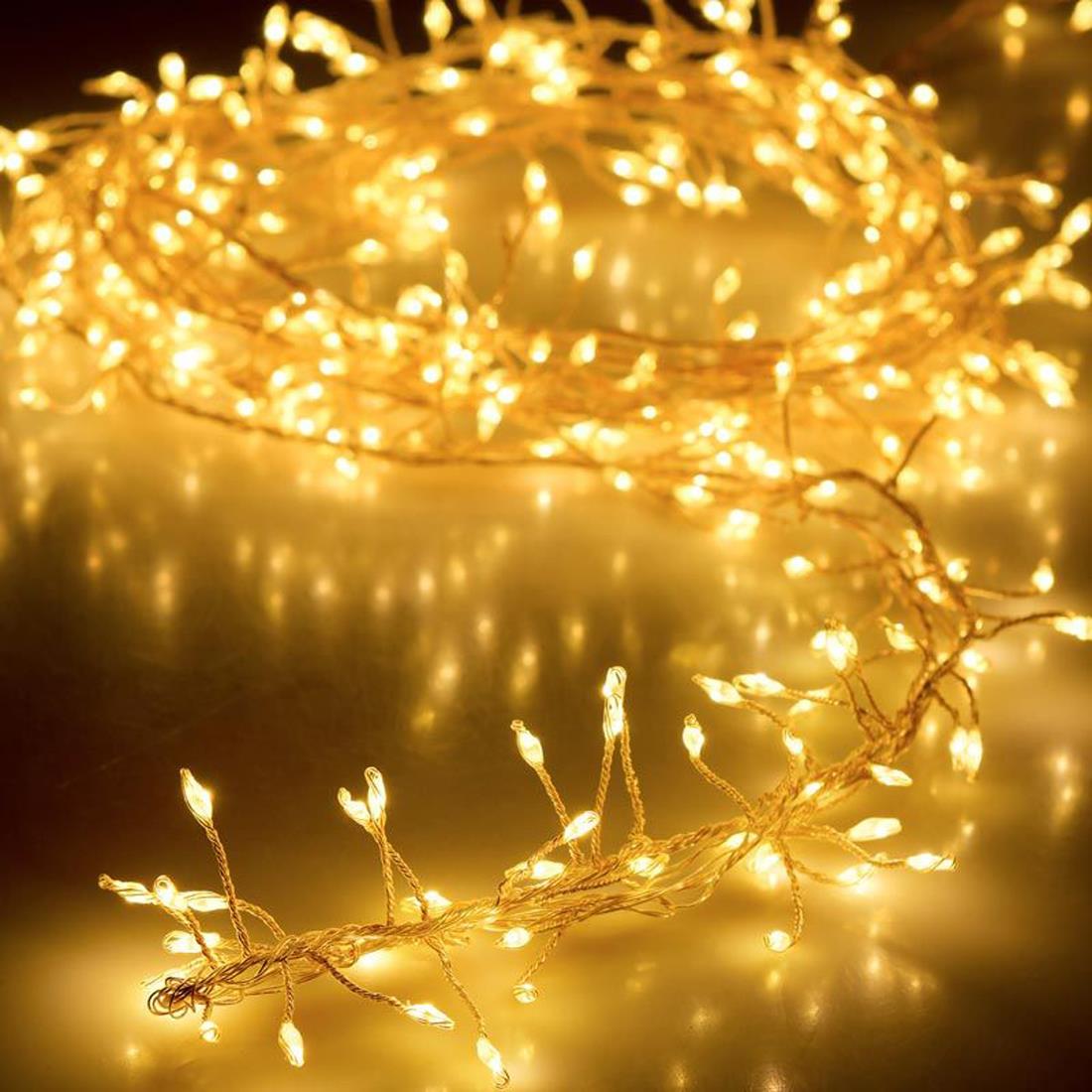 100 warm white battery deals operated fairy lights