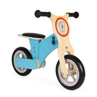 Janod Bikloon Little Racer Learner Bike | Wooden Balance Bicycle For Kids | 2+