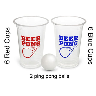 14 Piece Adult Beer Pong Drinking Game | Classic Drinking Games For Adults Beer Pong Set | Drinking Game Beer Pong Party Games For Adults