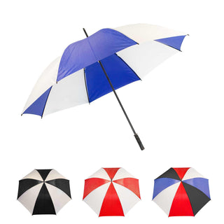 Oversized Golf Umbrella | Extra Large Windproof Rain Umbrella for Adults - White