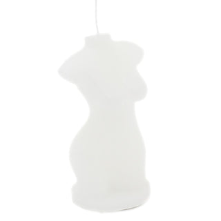 15cm Silhouette Candle Female Body | Novelty Candle Human Body Sculpture | 3D Body Shaped Decorative Torso Candle - Colour Varies One Supplied