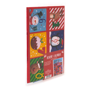 Happy Christmas Advent Calendar | 24 Pocket Fill Your Own Advent - 60x84cm