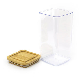 19.5 x 10cm Stackable Airtight Food Storage Container | Kitchen Food Storage Jar With Lid | Plastic Food Storage Container Kitchen Jar With Lid - 1100ml