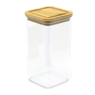 19.5 x 10cm Stackable Airtight Food Storage Container | Kitchen Food Storage Jar With Lid | Plastic Food Storage Container Kitchen Jar With Lid - 1100ml