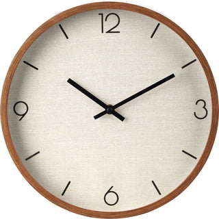 Beige Wall Clock for Classic & Modern Interiors | Round Wall Clock - 30cm