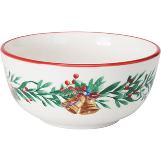 Christmas Nutcracker Bowl | Traditional Festive Round Ceramic Bowl - 500ml