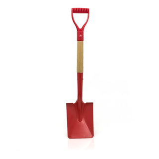 Extra Large 29Inch Garden Beach Metal Spade - Giant Wooden Handled Metal Sand Shovel For Kids ~ Colours Vary