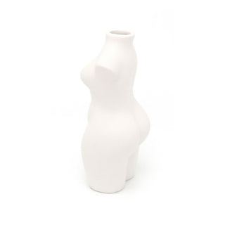 20cm Ceramic Female Body Vase | Silhouette Vase Human Body Sculpture | Body Shaped Flower Vase