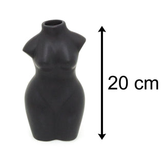 20cm Ceramic Female Body Vase | Silhouette Vase Human Body Sculpture | Body Shaped Flower Vase