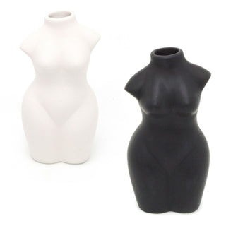 20cm Ceramic Female Body Vase | Silhouette Vase Human Body Sculpture | Body Shaped Flower Vase