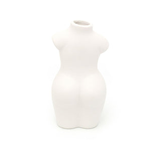 20cm Ceramic Female Body Vase | Silhouette Vase Human Body Sculpture | Body Shaped Flower Vase