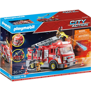 Playmobil 71233 - Fire Truck | City Action Fire Engine with Lights and Sound