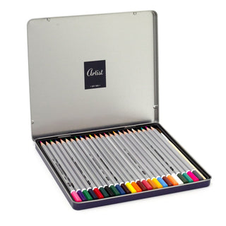 24 - Piece Watercolour Pencil Set | Sketching & Colouring Pencils for Artists