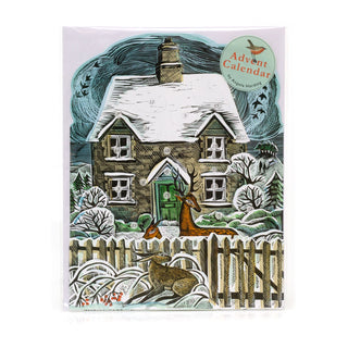 Christmas Cottage Pop-up 3D Advent Calendar | Animal Christmas Calendar 40x30cm