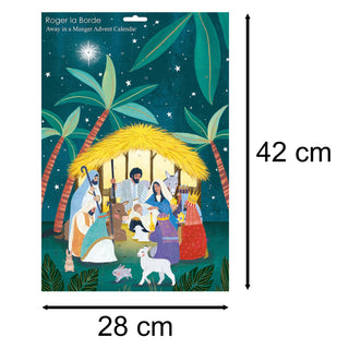 Away in a Manger Christmas Advent Calendar | Religious Nativity Advent Calendar