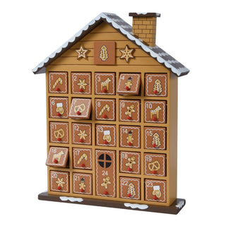 Gingerbread House Christmas Advent Calendar | Fill Your Own Advent Calendar 31cm