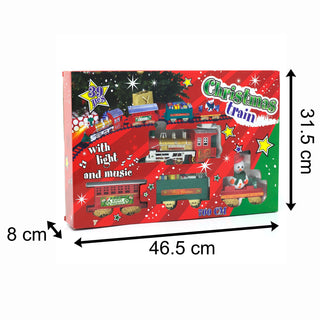 7m Musical Christmas Train Toy | 22 Feet Under Tree Train Set | Battery Xmas Tree Ornament Decoration Toy