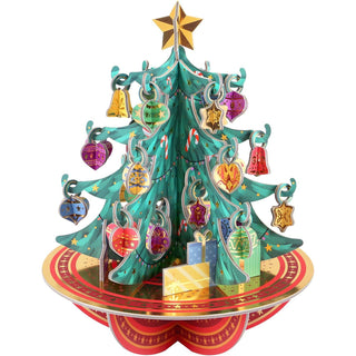 3D Christmas Tree Advent Calendar | Pop-Up Pirouette Countdown Calendar