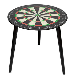 Dartboard Table | Glass Side Table Perfect Darts Gift for Home Bar, Man Cave