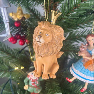 Cowardly Lion Christmas Tree Bauble | Wizard Of Oz Christmas Tree Ornament 10cm