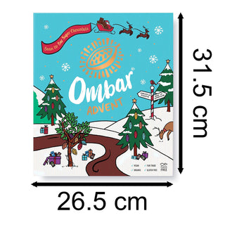 Ombar Christmas Advent Calendar | Vegan, Organic & Gluten-Free Chocolate - 125g