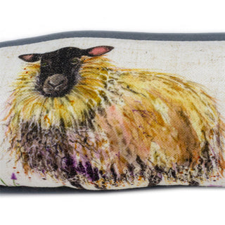 95cm Country Meadow Woolly Sheep Fabric Door Draught Excluder | Winter Draft Excluder Door Cushion | Animal Draught Excluder For Doors Door Draught Cushion