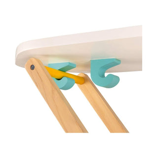 Janod Kids Adjustable Wooden Ironing Board Toy With Iron & Hangers | Age 3-8