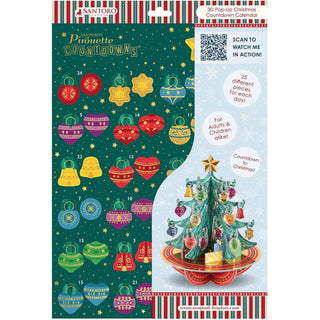 3D Christmas Tree Advent Calendar | Pop - Up Pirouette Countdown Calendar