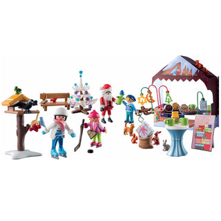 Playmobil Trip to the Christmas Market - Children's Toy Christmas Advent Calendar