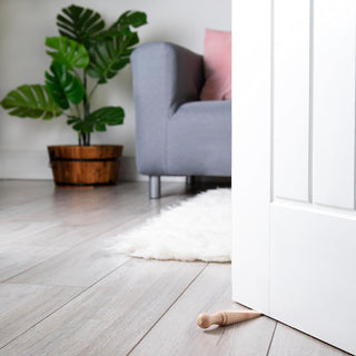 Beechwood Doorstop Wedge | Traditional Wooden Door Wedge Door Stopper Wedge