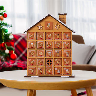 Gingerbread House Christmas Advent Calendar | Fill Your Own Advent Calendar 31cm