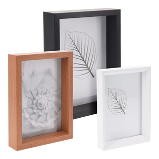 Set Of 3 Wooden Photo Frames | Freestanding Wall Mounted Multiple Picture Frames
