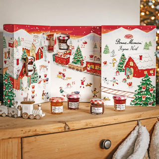 Bonne Maman Christmas Advent Calendar 23 Mini Jars of Conserves & Surprise Gift