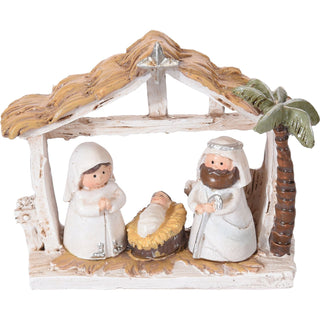 Mini Christmas Nativity Scene | Nativity Set with Baby Jesus, Mary & Joseph