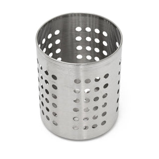 Stainless Steel Kitchen Cutlery Holder Pot | Utensil Caddy & Organiser - 13cm