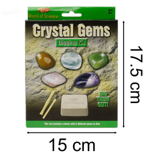 Gems Digging Kit for Kids | STEM Geology Set for Children Science Gemstone Kit